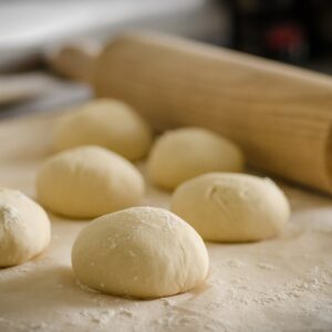 Get one′s hands dirty ... with flour