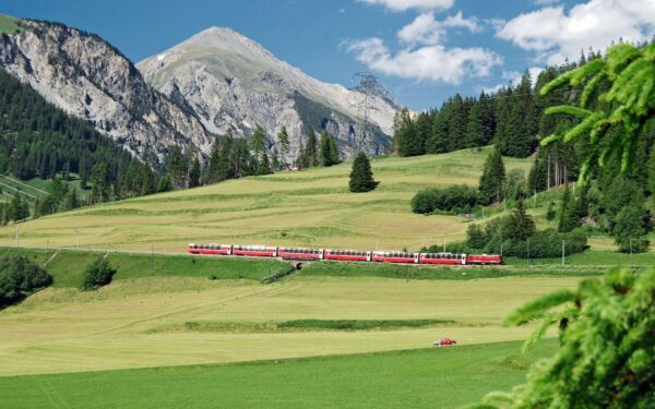 Hand your Ticket out! Tour on the Bernina Express red train! - Image 3