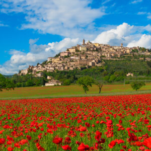 Bevagna, Montefalco und Trevi