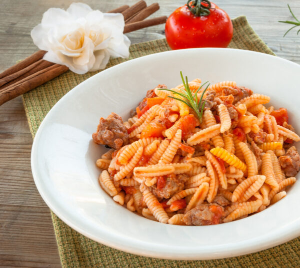 Zum Mittagessen mit Mario und Pasquale...