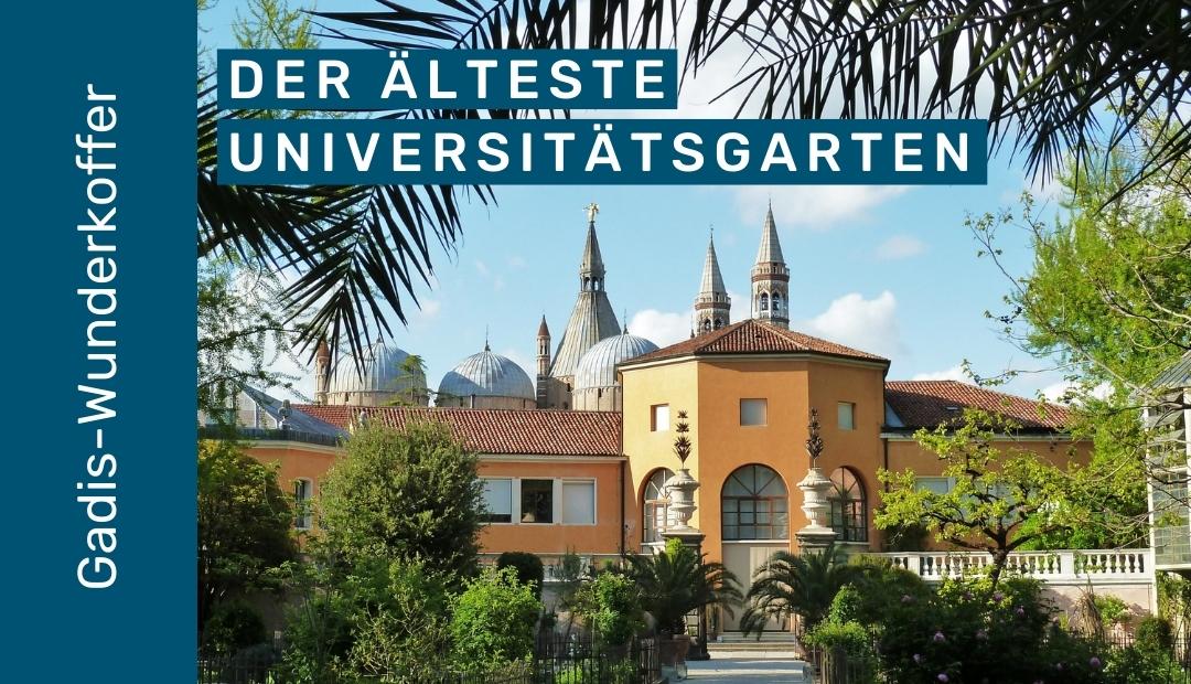 der älteste Universitätsgarten der Welt